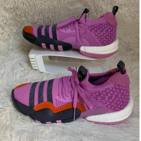 Adidas Trae Young 2 Shoes Pink/Orange/Black Size Men’s 12 / W 13 Basketball NWT main image 3
